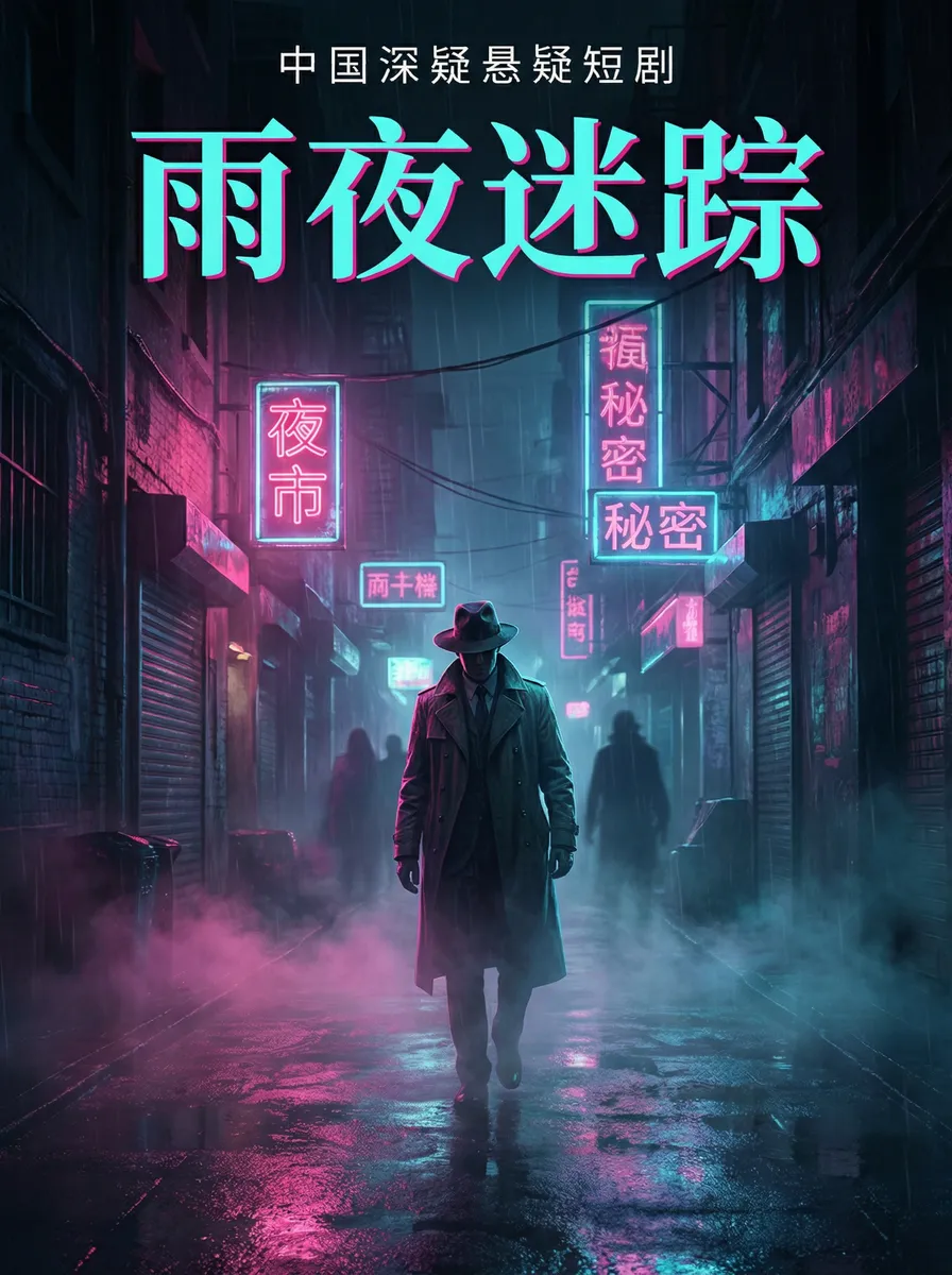 光身美女 悬疑追踪短剧 - 雨夜迷踪海报